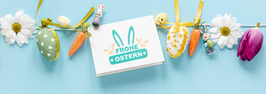 Bedruckte Osterkarten als Werbegeschenk